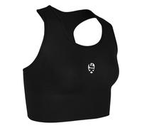 BV Sport - Reggiseno sportivo - Brassiere Keepfit 22 Noir in Pelle - Taglia M - Nero Nero M