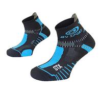 BV Sport STX Evo Nero/Azzurro - Calza Trail Running - 36-38