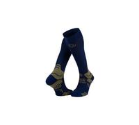 Bv sport trek gr compression navy khaki trekking socks