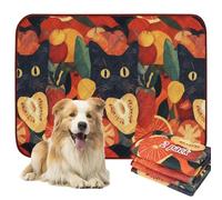 BVAGSS 2 Pezzi Tappetini Assorbenti per Cani, Tappeti Lavabili Riutilizzabili, Antiscivolo, Alta Assorbenza Addestramento traversine per cani XH081 (90x104cm,Cat)