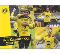 BVB Edition - Grande calendario da parete 2023 con tutte le stelle del Borussia Dortmund, formato XXL per gli appassionati di calcio, formato orizzontale 68 x 49 cm