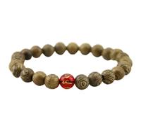 BVBFKSAA braccialetto con perline di legno, 1 pezzo Bracciale in legno naturale Ali di Braccialetti con