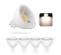 BVCL GU5.3 MR16 LED 7W, lampade dimmerabili, sostituisce lampade alogene da 50W, 650lm AC/DC 190-260V Senza sfarfallio, lampadine Spot LED MR16, 5er Pack (Color : Natural White 4000K)