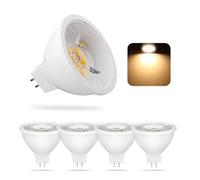 BVCL GU5.3 MR16 LED 7W, lampade dimmerabili, sostituisce lampade alogene da 50W, 650lm AC/DC 190-260V Senza sfarfallio, lampadine Spot LED MR16, 5er Pack (Color : Warm White 3000K)