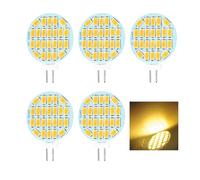 BVCL Lampadina LED G4, lampada LED G4, 3W equivalente a 25W alogena, AC/DC 12-36V 300lm, non dimmerabile, attacco bispina(Warm white 3000K,5pcs)