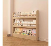 BVCL Libreria dietro la porta, scaffale stretto con 3-6 scomparti, antiribaltamento e salvaspazio for camera da letto, soggiorno, ufficio(3 floors,Width 50cm)