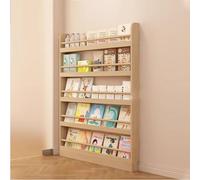 BVCL Libreria dietro la porta, scaffale stretto con 3-6 scomparti, antiribaltamento e salvaspazio for camera da letto, soggiorno, ufficio(5 floors,Width 80cm)