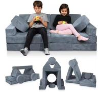 BVCL Set di divani da gioco modulari for bambini da 14 pezzi, divano multifunzionale convertibile in schiuma for bambini piccoli, for la costruzione di fortezze e la sala giochi