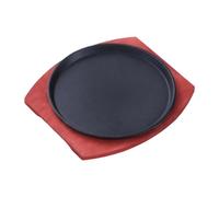 Bvdfgk Accessorio per Grigliare Versatile Portatile Pratico Utensile da Cucina Base per Friggere per Carne Picnic Campeggio Pancake Casa, 21cm
