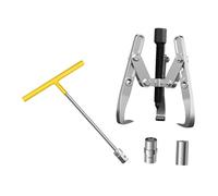 Bvdfgk Attrezzo di Smontaggio a 3 Griffe in Acciaio Legato, Estrattore a Tre Griffe Resistente per Interno di Lavatrice O Auto, 4 Inch with Wrench