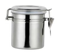 Bvdfgk Contenitore per Chicchi di Caffè, Barattolo per Tè E Zucchero, Contenitore Ermetico per Alimenti, Barattolo per Cereali Da Cucina per Lo Zucchero, 700 ml