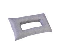 Bvdfgk Ear Piercing Pillow per su Lato Cuscino con Foro Centrale per Protezione Fodera Lavabile Supporto Utilizzabile a, Tessuto di Lino