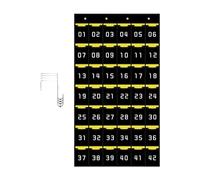 Bvdfgk Organizzatore Tascabile per Cellulari con Numero, per Aula, Da Appendere, per Armadietto di Casa, 42 Tasche