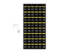 Bvdfgk Organizzatore Tascabile per Cellulari con Numero, per Aula, Da Appendere, per Armadietto di Casa, 48 Tasche