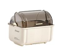 Bvdfgk Scolapiatti con Coperchio, Scolapiatti Rimovibile, Vassoio per Asciugare Piatti E Tazze, Ideale per Casa, Cucina E Hotel, L