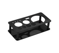 Bvdfgk Supporto per Shaker Da Cocktail Professionale, Kit Da Barman, Accessori, Supporto Multifunzione per Utensili Da Barman per Feste a Casa, nero