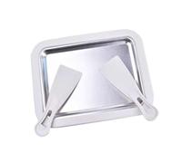 Bvdfgk Vaschetta per Piatto freddo Estate Gelato fai-da-te Dolce Piatto di cibo fritto Rotolo Gelatiera Vassoio per