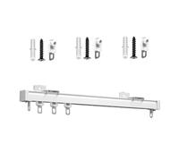 BVDHASDBT Binario per tende da soffitto a parete, resistente, per soggiorno, camera da letto, tenda scorrevole (bianco, 260 cm)