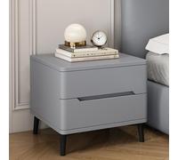 BVDHASDBT Comodino For Camera Da Letto, Piccolo Comodino Con Cassettiera, Contenitore A Doppia Ventosa, Comodino Da Scrivania Rock Plate For Camera Da Letto, Soggiorno(Light gray,45x40x49cm)