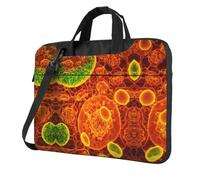 bvgweet Cellule eucariotiche aderenti viste attraverso una stampa microscopica borsa per laptop valigetta borsa a tracolla borsa per computer per 13/14/15,6 pollici, Nero , 13 inch