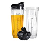 Bvhklxseb Tazza frullatore Accessorio for spremiagrumi sostituibile Compatibile con Nutri Ninja NJ32OE Set di coperchi for Tazze Grandi Utensili da Cucina Accessori for frullatore Robot da Cucina