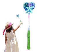 Bvizyelck Bacchette Magiche per Ragazze, Bacchetta Luminosa A per Bambino, Bacchetta di Fata Glitter Bastone Magico, Bacchette Luminose Accessoria per Feste, Costume da Cosplay