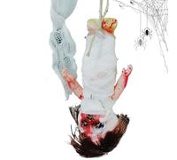Bvizyelck Bambole horror | Bambola raccapricciante per Halloween, ornamenti da cortile, decorazioni per la casa per camera da letto, albero di vacanza, giardino, patio, casa infestata, portico di