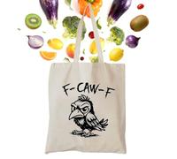 Bvizyelck Borsa In Tela | Tote Con Stampa Di Pollo - Borsa Per Lo Shopping,Per Scuola Spostamento Quotidiano Viaggio Alla Spiaggia Gita Del Fine Settimana Mercato Spiaggia All'Aperto