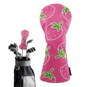 Bvizyelck Coperture per mazze da golf, elegante custodia a fragola per conducente, impermeabile, anti-usura, protezione per la testa del mazza per vacanze, campi da golf, campi da golf, campi da guida