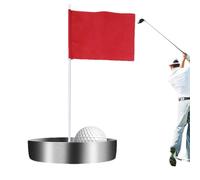 Bvizyelck Coppa da golf, Coppa da golf,Buca da con bandiera - Ausili per l'allenamento per la pratica al coperto della per il, per il regolamento del putter del foro per interni ed