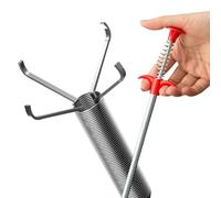 Bvizyelck Grabber - Strumento per raccogliere gli intasamenti dello scarico, strumento per rimuovere gli intasamenti del WC per il lavandino di casa, WC e rifiuti