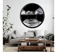 BVJKHQ Pittura di Sabbia Che scorre Moving Sand Art Picture, 3D Dynamic Sand Art, Paesaggio di Sabbia Fluente, 3D Deep Sea Sandscape per La Decorazione L'Ufficio, Aspetto Wall Art Decoration