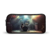 BVKWNTSA Astuccio con stampa Rock Band Stage1, per ragazze, ragazzi, bambini, utilizzabile come astuccio, accessorio per ufficio, trousse per cosmetici