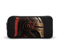 BVKWNTSA Astuccio per matite con stampa di casco Spartan Warrior, per ragazze, ragazzi e bambini, utilizzabile come astuccio, accessorio da ufficio, borsa per cosmetici