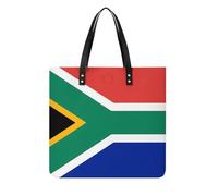 BVKWNTSA Borsa alla moda in pelle stampata con bandiera del Sud Africa, una scelta versatile per pendolarismo, viaggi e uso quotidiano