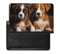 BVKWNTSA Elegante e pratica protezione per passaporto stampata per cuccioli, cani, animali domestici, è il tuo compagno di viaggio perfetto, protegge completamente la sicurezza del passaporto.