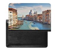 BVKWNTSA Elegante e pratico passaporto stampato Canal Grande in Italia è il tuo compagno di viaggio perfetto, proteggendo completamente la sicurezza del passaporto.