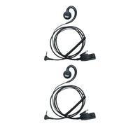 BVMAG Auricolare a forma di C con microfono PTT compatibile con Motorola Talkabout MR350R MH230R T260 T600 T200TP T260TP T460, confezione da 2