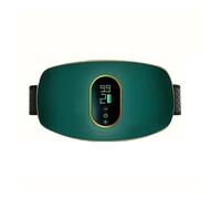 BVMKNI Massaggiatore Addominale Cintura Riduttore di Grasso Cintura Massaggio Vibrante Attrezzature Fitness Massaggiatore Addominale Domestico Ricaricabile da USB(Green)