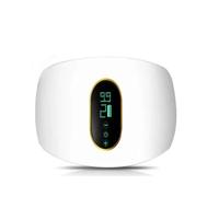 BVMKNI Massaggiatore Addominale Cintura Riduttore di Grasso Cintura Massaggio Vibrante Attrezzature Fitness Massaggiatore Addominale Domestico Ricaricabile da USB(bianco)