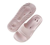 Bvn5kQ3dy Pantofola da doccia Ciabatte da doccia for donna e uomo, antiscivolo, ad asciugatura rapida, comode leggere, con fori di drenaggio(Pink,Alpha Small)