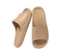 Bvn5kQ3dy Pantofola da doccia Ciabatte da doccia for uomo e donna, antiscivolo, ad asciugatura rapida, sandali bagno estivi, leggeri, spiaggia piscina(Khaki,Alpha Medium)