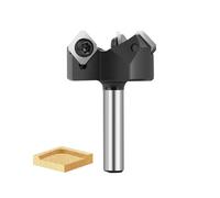 BVNZUFH Fresa for spianatura di lastre, Gambo da 8 mm, con Inserto in carburo, for pialla a Mano, for superfici in Legno.(1I4 Shank)