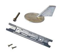 BVNZUFH Kit anodo di Zinco Marine LLC for 60-90 HP Kit in Lega di Alluminio Include Hardware 688-45371-02 6H1-45251-02 6H1-45251-03