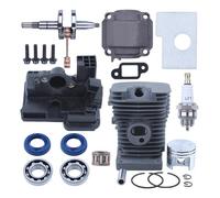 BVNZUFH Kit Cilindro, pistone, Albero Motore, Coppa Motore da 38 mm for Motosega 018 MS 180, sostituisce l'OEM for 1130 020 1205