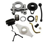 BVNZUFH Kit Completo di Riparazione for Pompa dell'olio e oliatore for Motosega 372XP 365 372 371 362, Tappo a Vite Senza fine, Manicotto, Guarnizione in Gomma, Pezzo di Ricambio