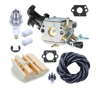 BVNZUFH Kit di rialimentazione for carburatore C1M-EL37B con Filtro Aria e Tubo del Carburante, Adatto for Motosega a Benzina 445, 445E, 450 e 450E.