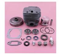 BVNZUFH Kit di ricostruzione della Parte Superiore del pistone del Cilindro da 50 mm for Motosega 2065 2165 2071 2171 con Guarnizione del paraolio del Cuscinetto ad Aghi della Corona del pignone