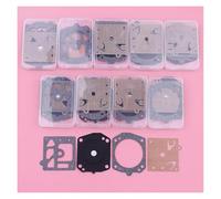 BVNZUFH Kit di Riparazione e ricostruzione della Guarnizione del carburatore a Membrana for Motosega MS270 MS280 MS290 MS390 MS341 MS361 MS440 MS441 MS461, 10 Pezzi