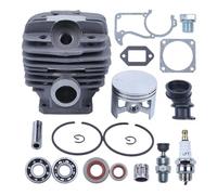 BVNZUFH Kit Guarnizione Candela, Guarnizione Cilindro pistone Olio da 48 mm for 034 036 MS360 MS340 MS 340 360 Parti Motore Motosega
